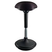 Unilux Moove stool, height adjustable, black