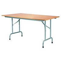 Table pliante, L 120 x l 80 cm, bois