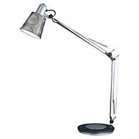 LED table light Unilux Casting, height 84.5 cm, silver
