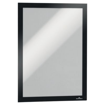 Cadre souple Durable Duraframe, façade magnétique, A4, noir, le paquet de 10