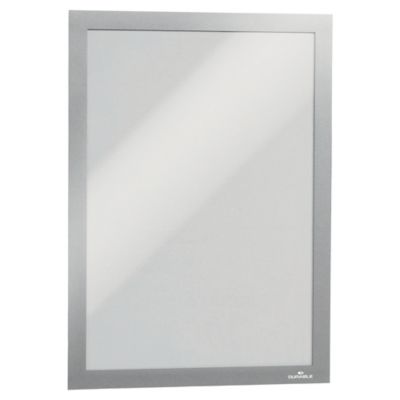 Cadre souple Durable Duraframe, façade magnétique, A4, argenté, le paquet de 10
