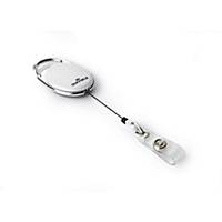 Durable Badge Reel Style White - Pack of 10
