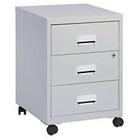 P-HENRY 3-DRAW MOBILE PEDESTAL PEARL GRY
