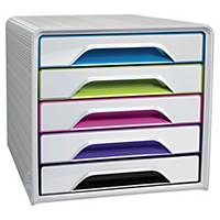 Cep Smoove Arctic 5-Drawer Unit White/Assorted