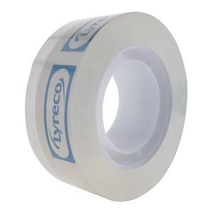 LYRECO CRYSTAL TAPE 19MMX33M - PACK OF 8