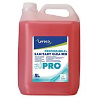Detergente sanitario Lyreco Professional, 5 litri, profumo di limone