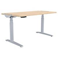 Fellowes Levado Height Adjustable Desk Maple - 1400X800mm