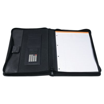 Konferansemappe Exactive, A4, med kalkulator, sort