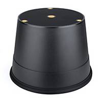 plastic roll stool PAVO, 30 x 30 cm, black