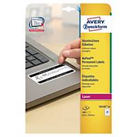 Avery L6146 anti-fraude etiketten, wit, 63,5  x  33,9  mm, doos van 480