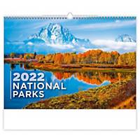 Mesačný medzinárodný kalendár National Parks, 14 listov, 45 x 31,5 cm