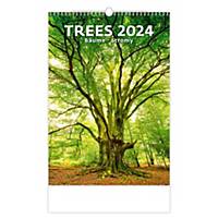 Měsíční mezinárodní kalendář Stromy, 14 listů, 31,5 x 45 cm