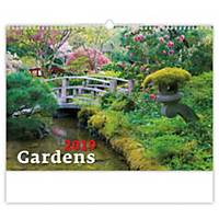 Gardens - mesačné medzinárodné kalendárium, 14 listov, 45 x 31,5 cm