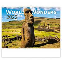 World Wonders  - měsíční mezinárodní kalendárium, 14 listů, 45 x 31,5 cm