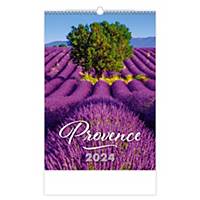 Mesačný medzinárodný kalendár Provence, 14 listov, 31,5 x 45 cm