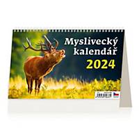 Týdenní český kalendář Myslivecký kalendář, 58 + 2 stran, 22,6 x 13,9 cm