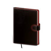 HELMA DFL422-1-19 DAILY DIARY A5 BLK/RED