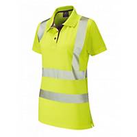 Leo PL03 Ladies High Visibility Polo Shirt Yellow Size X-Large