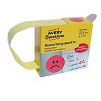 BX250 AVERY 3859 UNHAPPY SMILEY RED
