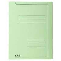 Exacompta transfer files A4 cardboard 275g green - pack of 10