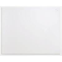 Glastavle NAGA Pure White, magnetisk, 90 x 120 cm, hvid
