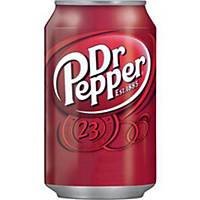 Soda Dr Pepper, le paquet de 24 canettes de 33 cl