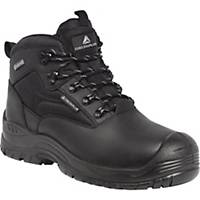 Delta Plus Samy2 Safety Boots, S3 CI HI WR SRC, Size 39, Black