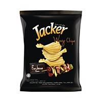 Jacker Wavy Chips BBQ 60g - Pack of 12