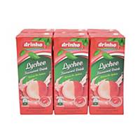 Drinho Lychee 250ml - Pack of 6