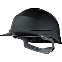 Delta Plus Zircon Un-vented Black Safety Helmet With Manual Adjustment