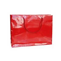 Dárková papírová taška HANKA, 35 x 9 x 24 cm, červená