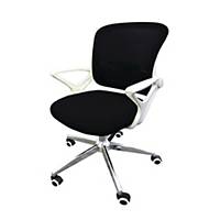 Mid-back Mesh Chair with Arm Black