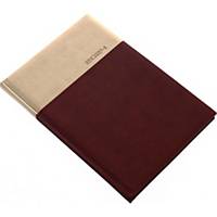 LUX WEEKLY DIARY B5 16.5X24CM BROWN