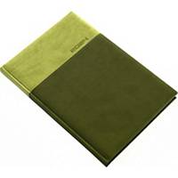 LUX WEEKLY DIARY B5 16.5X24CM GREEN