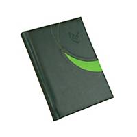 Premium M heti határidőnapló B5 -  zöld, 16,5 x 24 cm, 144 oldal