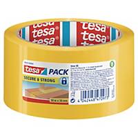Tesa Packband tesapack Secure & Strong, 50mm x 50m, gelb