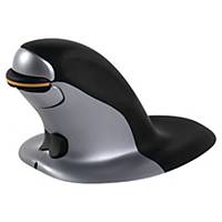Fellowes Vertical Wireless Mouse - Penguin Ambidextrous Vertical Mouse - Small