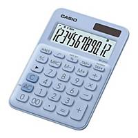CASIO MS-20UC Mini Calculator 12 Digits Light Blue