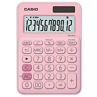 CASIO Ms-20Uc Desktop Calculator 12 Digits Light Pink