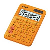 Calcolatrice da tavolo Casio MS-20UC 12 cifre arancione