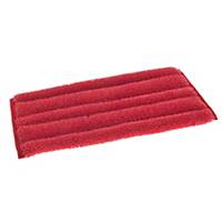 Mop in microfibra Taski Jonmaster Ultra Damp, 25cm, rosso, pacco da 10 pezzi