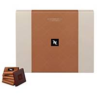 Nespresso Petits Carres Dark Chocolate Salted Caramel  - Box of 40 Chocolates