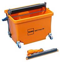 Système de lavage humide sur rouleau Taski Opti Mop, 10 litres, orange