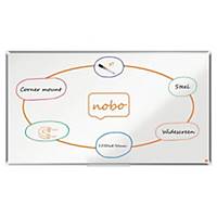 Tableau blanc en acier laqué Widescreen Nobo Premium Plus 1550x870 mm