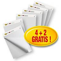 Post-it® Super Sticky Meeting Chart autocollant, blanc, 635x775 mm, 4+2 GRATUITS