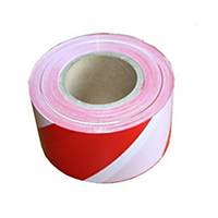 Vytyčovací nelepicí páska Stepa®, 80mm x 200m, bíločervená