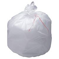 Sac poubelle économique - 20 L - 11 microns - blanc - 1000 sacs