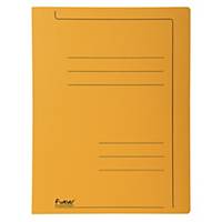Exacompta transfer files A4 cardboard 275g orange - pack of 10