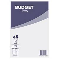 LYRECO BUDGET NOTEPAD 50S A5 5X5 56G