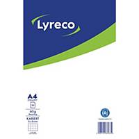LYRECO NOTEPAD GLUED 50S A4 5X5 60G